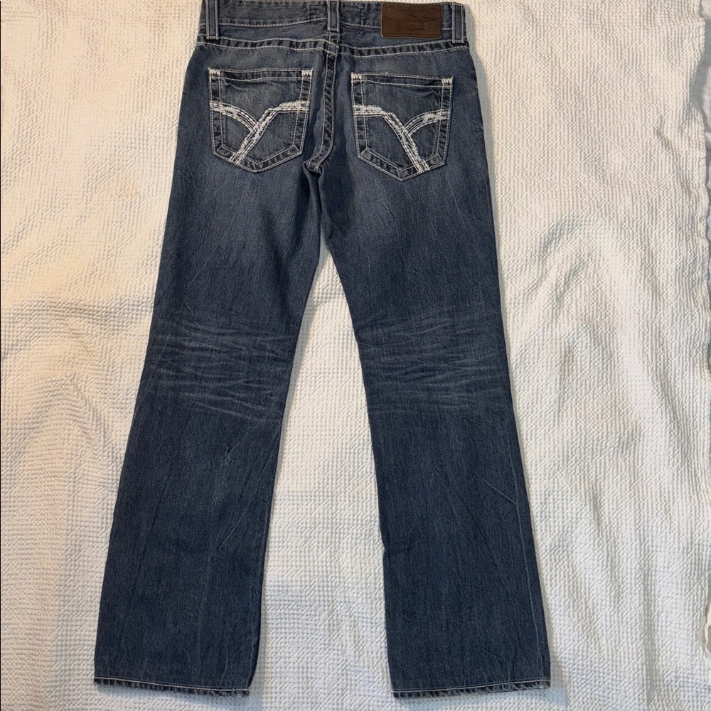Buckle Big Star Union Vintage Collection Blue Jeans Leather Label, 30 Reg, EUC - Picture 15 of 16